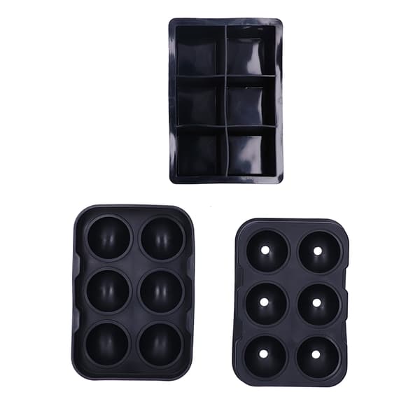 2 st 6-rutig silikonisbitsform Non Stick DIY kökstillbehör