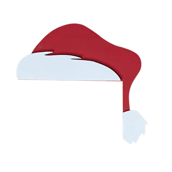 Xmas dörr hörn prydnad Santa Snowman Christmas Hat Design för vardagsrummet läsrum K