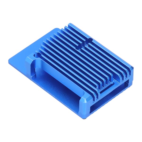 Kabinet til Raspberry Pi 4 B Aluminiumlegering Varmeafledningsskal Mikrocomputer Tilbehør