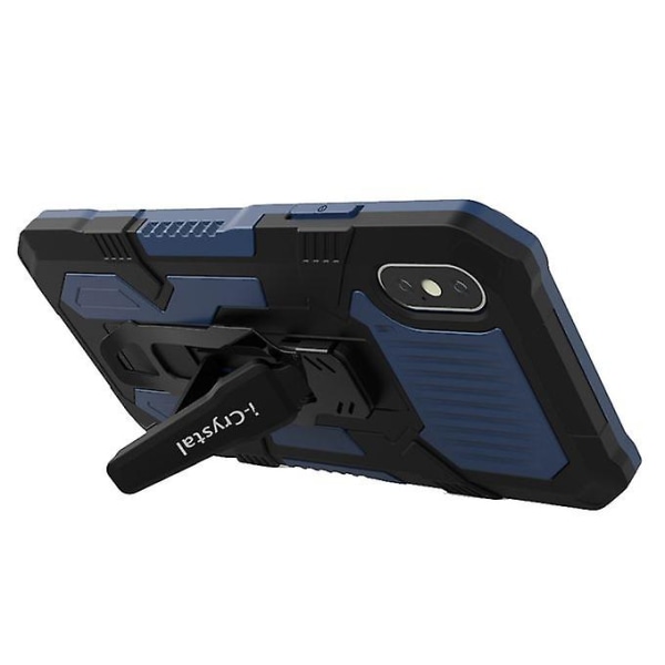 För Iphone X / Xshine Armor Warrior Stötsäker Pc + Tpu Case(royal Blue)