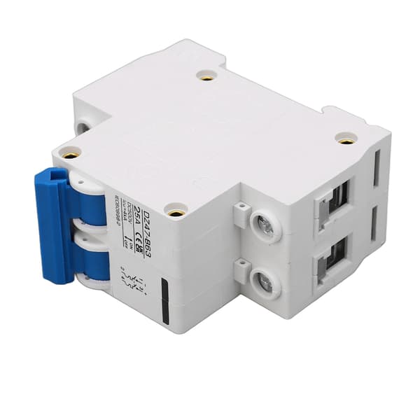 2P DC Miniature Strømafbryder B Type 25A DIN Skinne Solcelleanlæg DC 500V