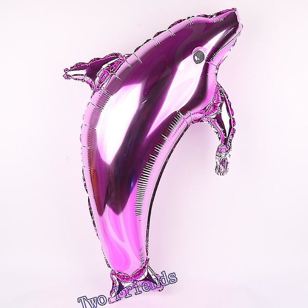 10 st Baby Shower Girl Boy Party Supplies Fish Folie Ballonger violet