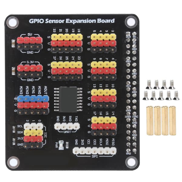 AD/DA Udvidelseskort Digital-Analog Konvertering Spændingsdetektion til RaspberryPi 4B/3B+