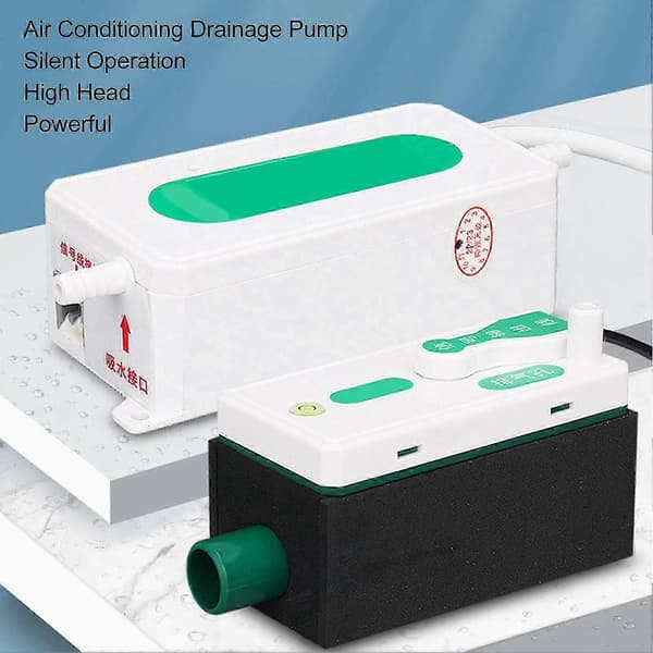 Tyst mini-split HVAC-kondenspump - Automatisk dräneringspump med 70 ml vattentank för 110V-230V-system