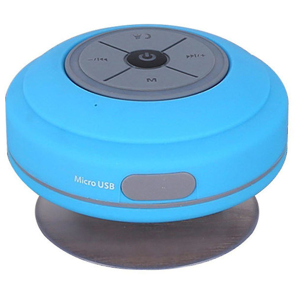 Vattentät Bluetooth Led Dusch Högtalare Fm Radio Tf Kortläsare