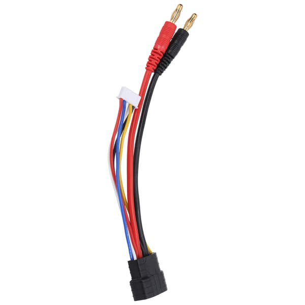 TRX til 4.0 Bananplugg Koblingsadapter for RC Bil og Fly Batteriladerkabel