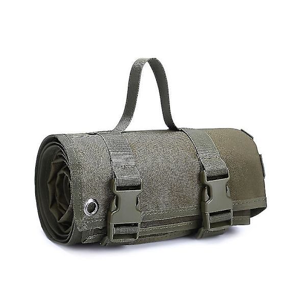 Taktisk skytematte Utendørs Jaktmatte Vanntett Camping Sammenleggbar Pad Army Green