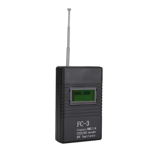 Bærbar RF Frekvensmåler Tester for Walkie Talkie Dekoder 50MHz-2,4GHz