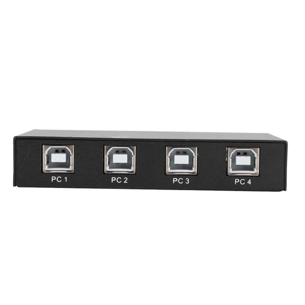 USB2.0 4-ports tastatur- og mus-switch til Windows Linux