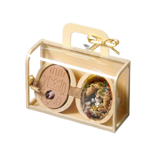 Seed House ,micro Walnut World barns kreativa handgjorda DIY House Model B