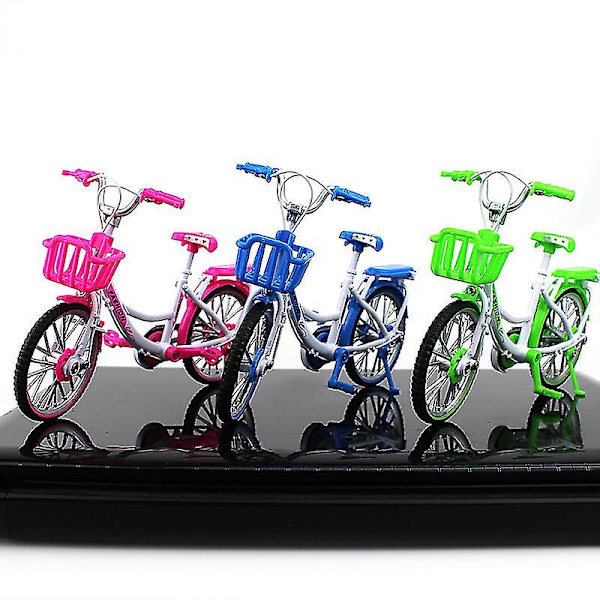 Hhcx-1:10 Scale Diecast Metal Bicycle Model City Folded Cycling Road Bike For Collection Toy Christmas Gifts Racing Bike Black