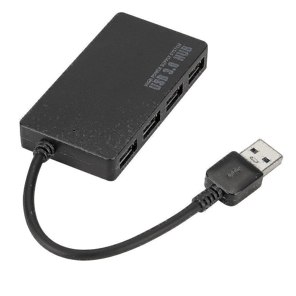Hhcx-ultra-thin 4-port Usb3.0 Hub High Speed Indicator Light Usb Hub For Multi-device Computer Laptop