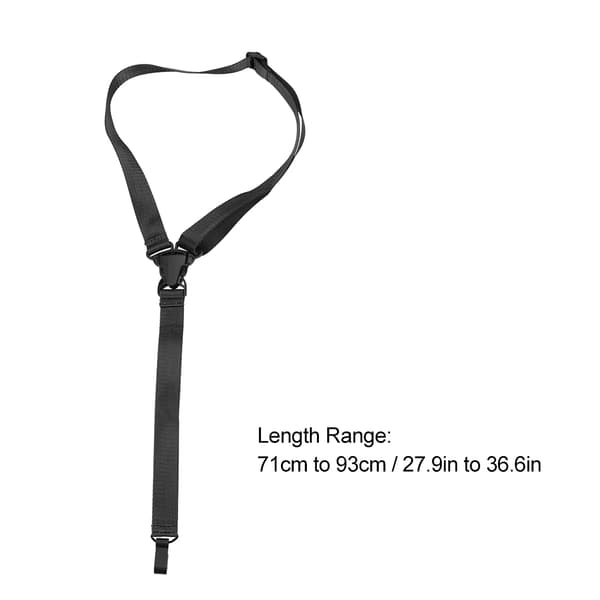 Justerbar Ukulele Stropp Nylon Krok Svart