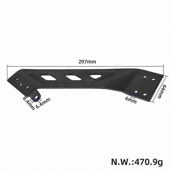 Metallfeste for G2 Max Scooter Beam Venstre Høyre Passform Black
