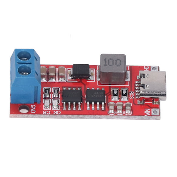 Litiumbatteri Boost Modul Type C Grensesnitt PCB Step Up Konverter 4A DC 3-6V Beskyttelse