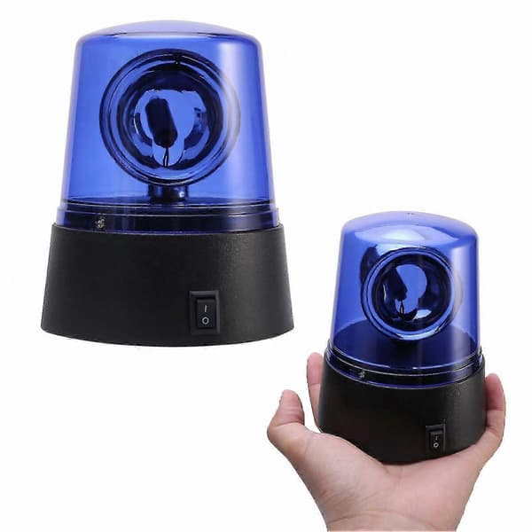 3-tommers roterende strobelys for scene- og nattklubbstemning Blue 2PCS