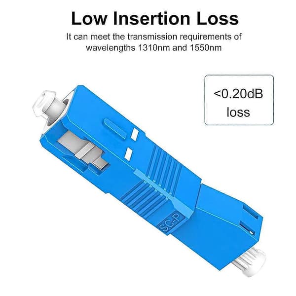 SC han til LC hun fiberoptisk adapter, 9/125um SC/UPC han til LC/UPC hun adapterstik til