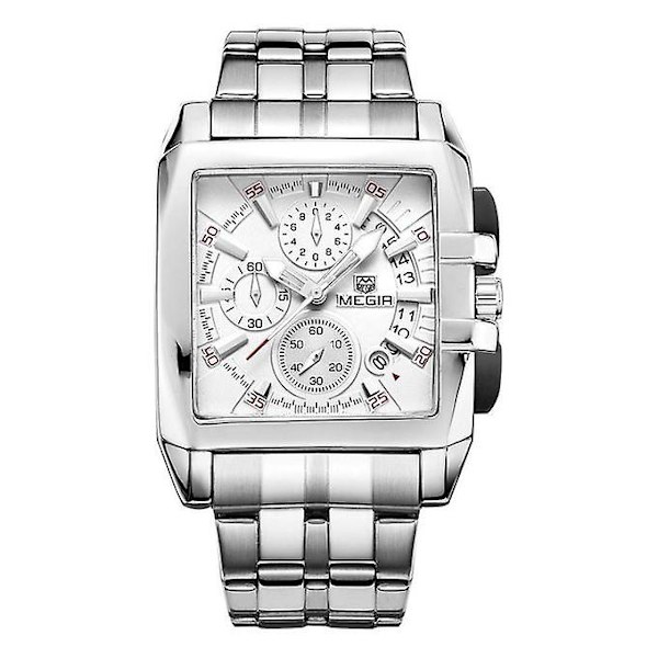 Herr Quartz Watch Band Watch Time Date Chronograph Luminous 3atm Watch