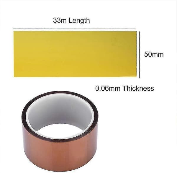 Højtemperatur Kapton-tape - 50 mm * 33 m