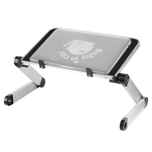 【BQ】Justerbart sammenleggbart hyllebordstativ Laptopbordløft Aluminium