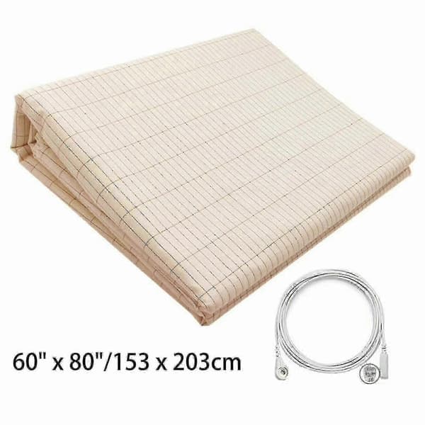 【BQ】Radiation Shielding Grounding Sheet for Double Bed, Conductive Mat 153x203cm 68X132cm