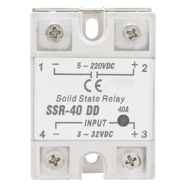 SSR-40 DD 40A 5-220VDC Solid State Relæ Til Industriel Automationsproces