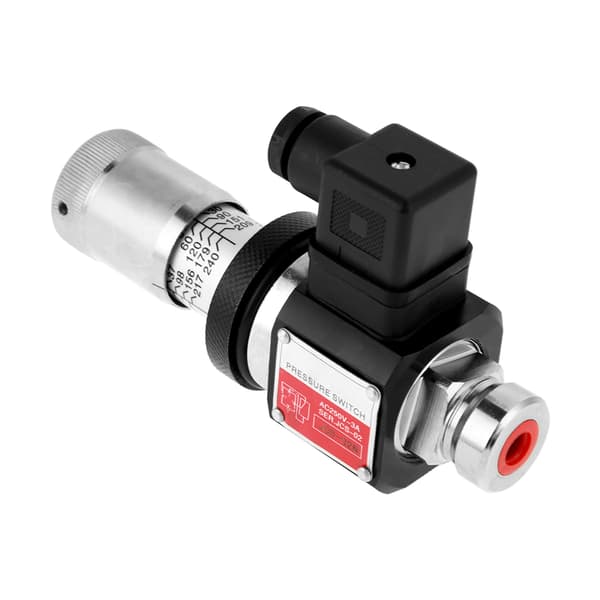 JCS-02N Gennemstrømningsrør Hydraulisk Trykrelæ Afbryderventil 30-210kg/cm²