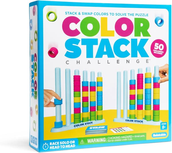 【BQ】Color Stack Challenge af – Påskekurvfyld til børn, et hurtigt farvematchende puslespil til sjov påskefamilieaften