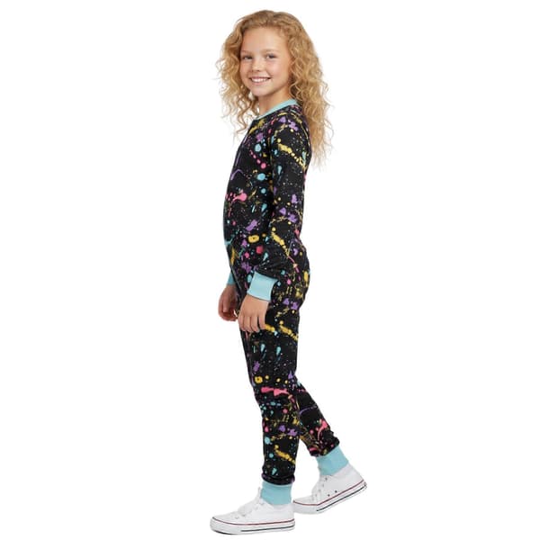 【BQ】Barn Jenter 100 % Bomull Leopardmønstret Onesie Aqua 13 Years