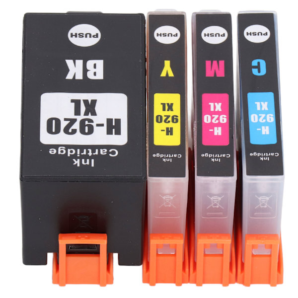 4 stk. Blækpatroner til HP Officejet 6000 6500 Wireless 6500A 7000 7500 7500A Printere