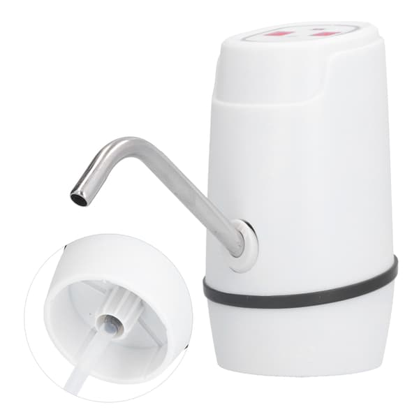 Intelligent Vattendispenser Portabel USB Kvantitativ Elektrisk Dricksvattenpump för Hemanvändning Vit