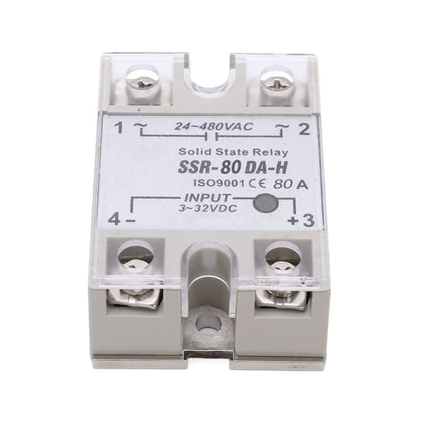 80A Enfas Solid State Relä DC Kontroll AC Anti-korrosion SSR Modul Maskineri AC24 480V 3 32VDC