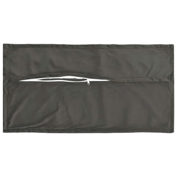 Tyynynpäällinen 2 kpl HOUTEN Tummanharmaa 40 x 70 cm Sametti