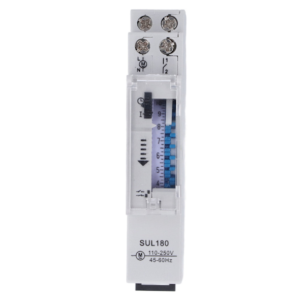 Mekanisk Timer Switch Vattentät 24 Timmar 110-250VAC Ljus Motor Kontroller