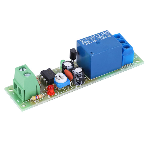 JK02 Relæ Switch Modul DC12V Trigger Timer Sluk Switch Board Modul5S