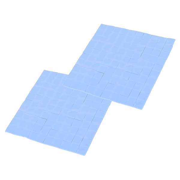 2 stk. Termisk Silikone Køleplade CPU Køling Ledende Køler 100x100x1mm