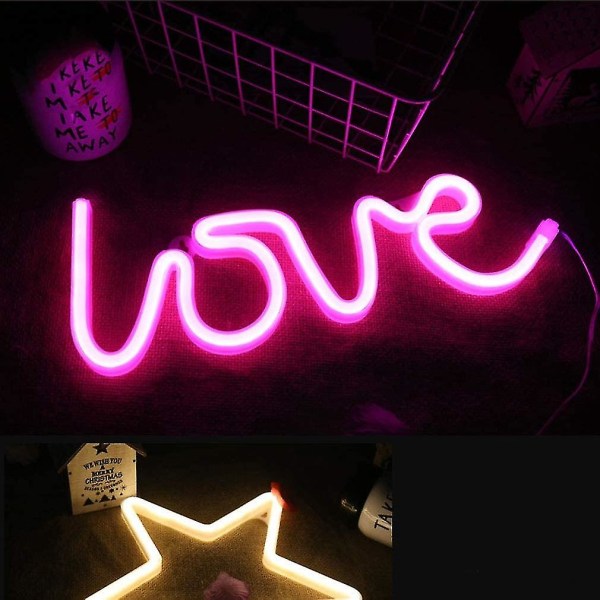 Kärleksneonskyltar,led neonljus för festtillbehör,flickrum