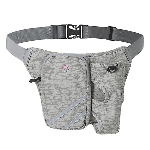 Outdoor Sports Lenkkeily Pyöräily Vesipullo Vyölaukku Unisex vedenpitävä vyölaukku Grey