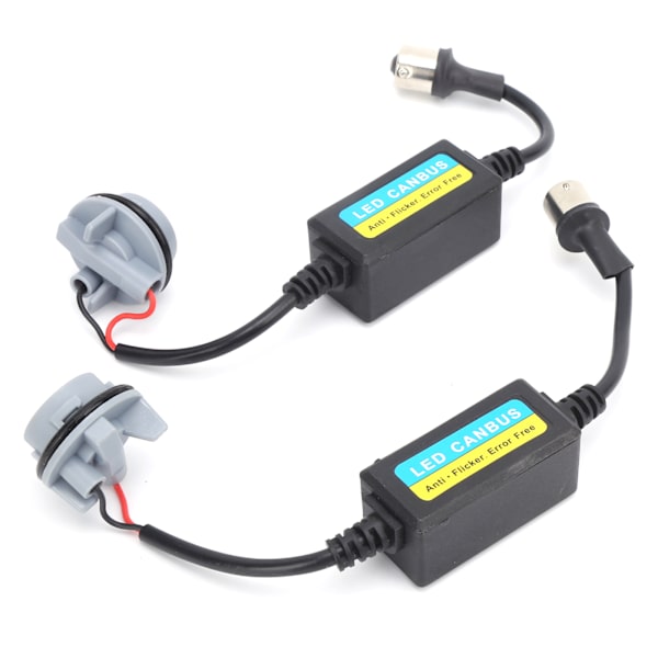 2 stk. 1156 LED-dekoderlampe Pære Advarsel Canbus Fejlfri Canceller 12V til bil