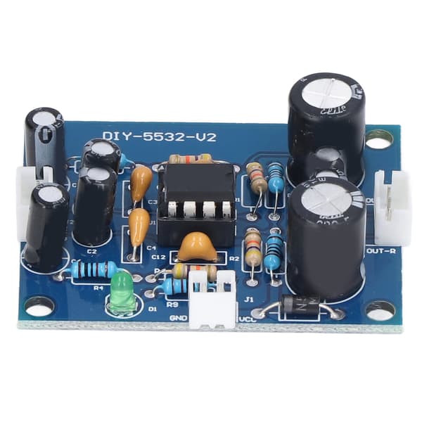 Förförstärkar-kort PCB Enkel Ström Frontpanel Dubbel Paneldesign 5 Gånger Förstoring 12‑35V