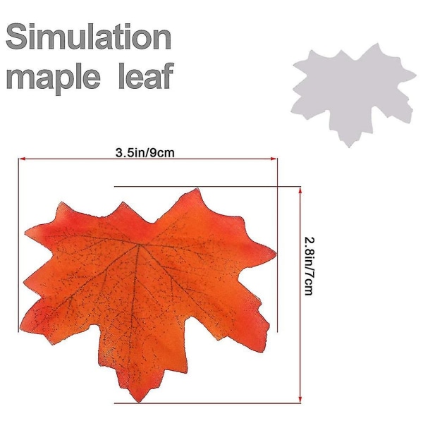 String Lights Maple Leaf Light Twinkle Riippuvat valaistuskoristeet 10m