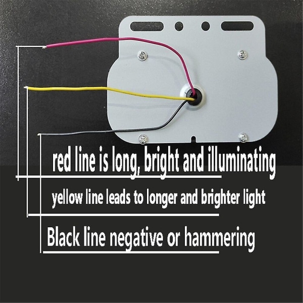 24v led varsellampe bil lastebil sidemarkeringslys Bil eksternt signal indikatorlampe varsel baklys Yellow