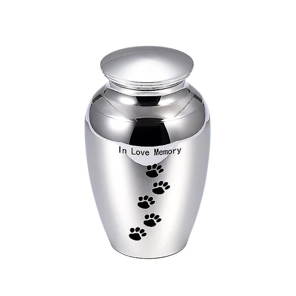 Minnesmerke av aluminiumslegering til kjæledyrkisteurne – liten suvenirurne S Urne 70x45 mm B S Urn 70x45mm B