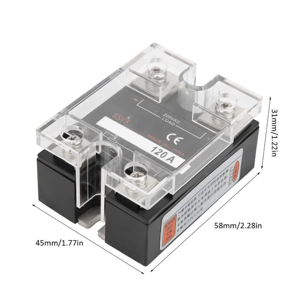 BERM R Solid State Spänningsregulator 120A 470-560kΩ Last 220VAC Enfas Regulator