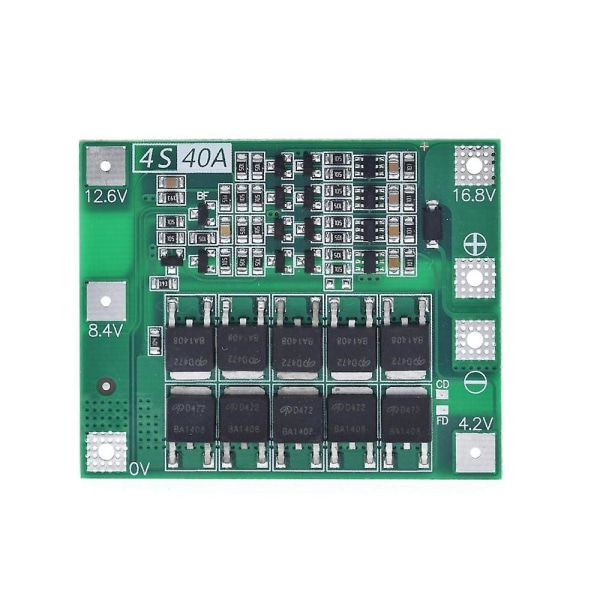 4s 40a 18650 - Litiumbatteriladdare Pcb Board Bms skyddsmodul för borrmotor 14,8v 16,8v green