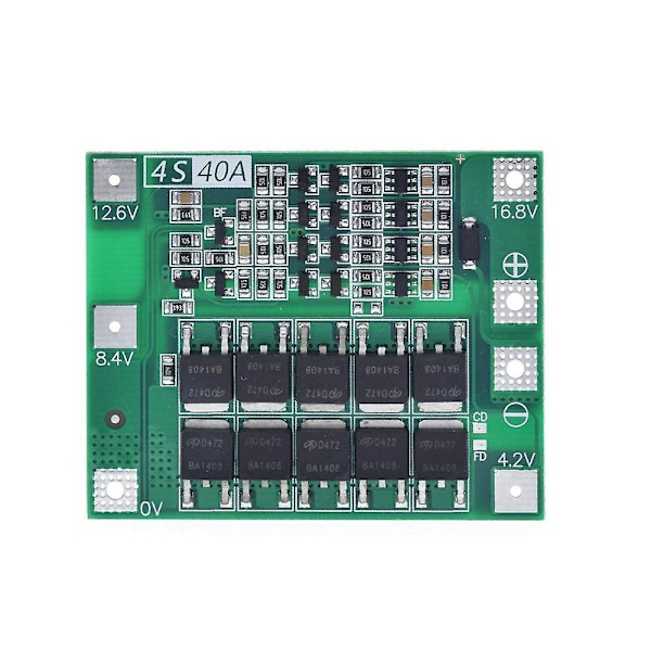 4s 40a 18650 - Litiumbatteriladdare Pcb Board Bms skyddsmodul för borrmotor 14,8v 16,8v green