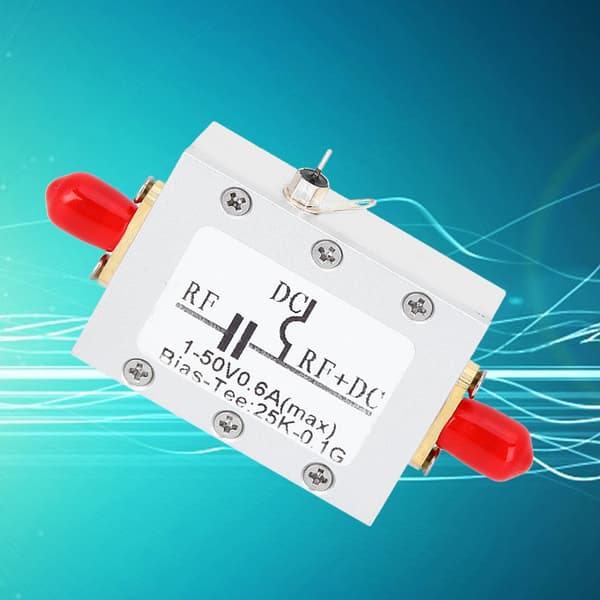 RF Bredbånds DC Blocker Koaksial Feed Modul 25K-100MHz HF AM Lavt Innsettingstap