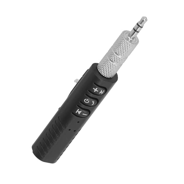 Bil Bluetooth Musikk Mottaker 3.5MM Aux Bærbar Trådløs Lydadapter for Hodetelefoner