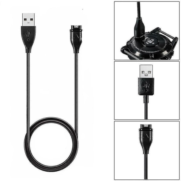 USB -laturin latauskaapeli Garmin Fenix ​​5 5s 5x Vivoactive 3:lle