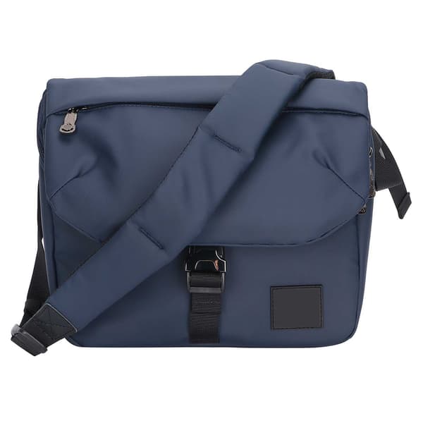 OX PLOUGH Männs Messenger Bag Vattentät Polyester Läder Casual Man Axelväska Väskor Mörkblå